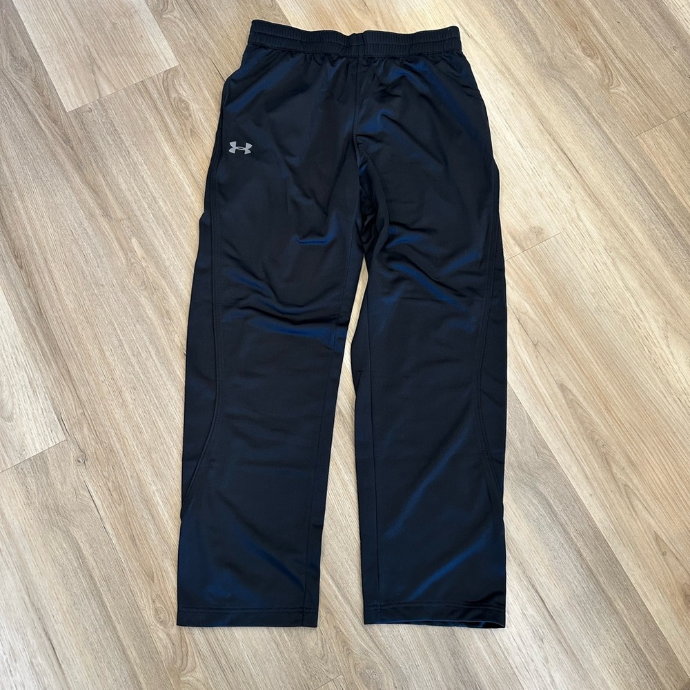 Under Armour Men's All Season Gear Black Athletic Joggers size Large drawstring